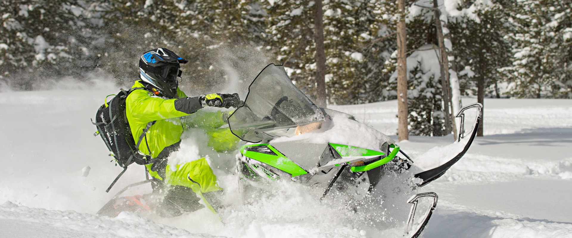 How fast does an 800 cc snowmobile go?