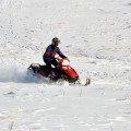 Is riding a snowmobile hard?